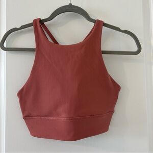 Lululemon ribbed High Neck Sports Bra size 8 excellent